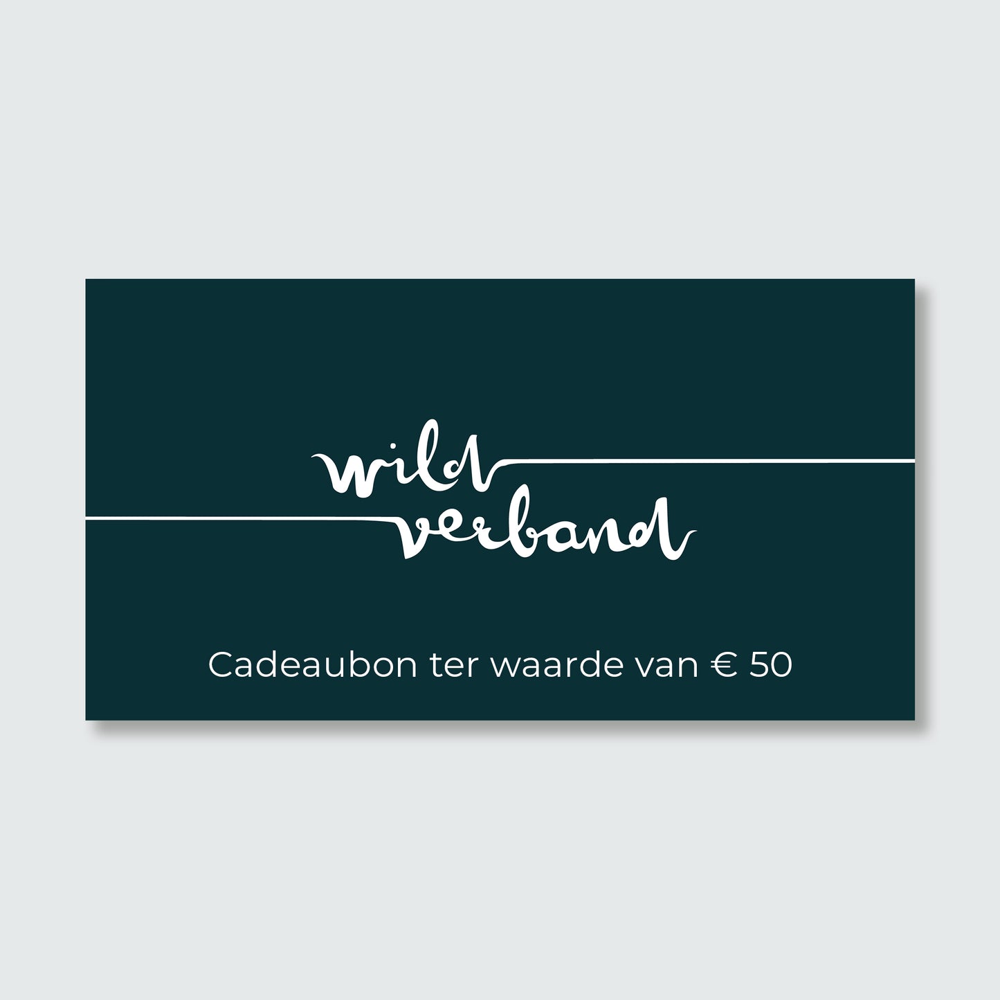 Wildverband — Cadeaubon