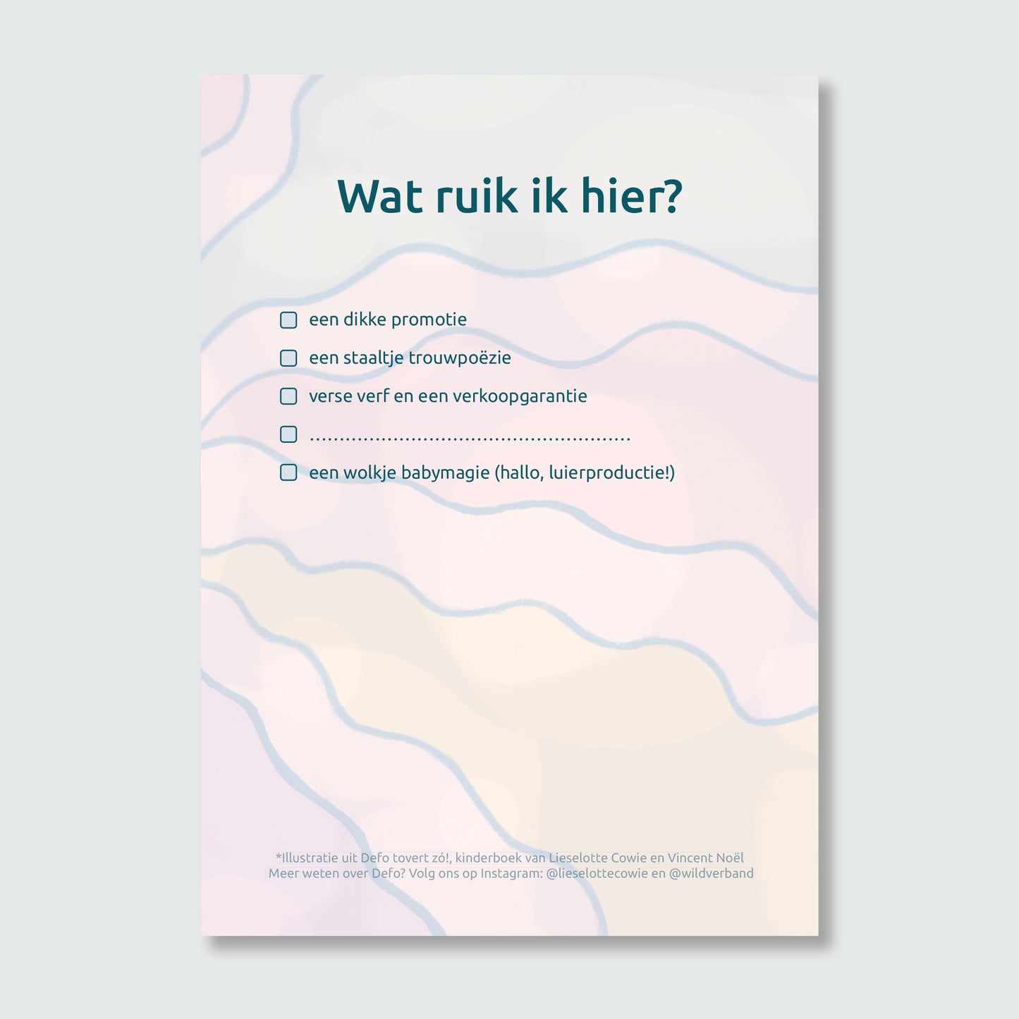 Wenskaart — Oh-oh...