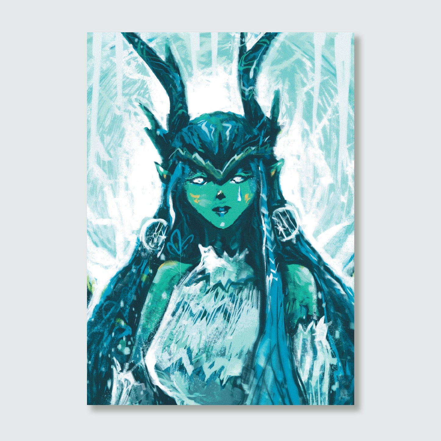 Postcard — Winter Goddess