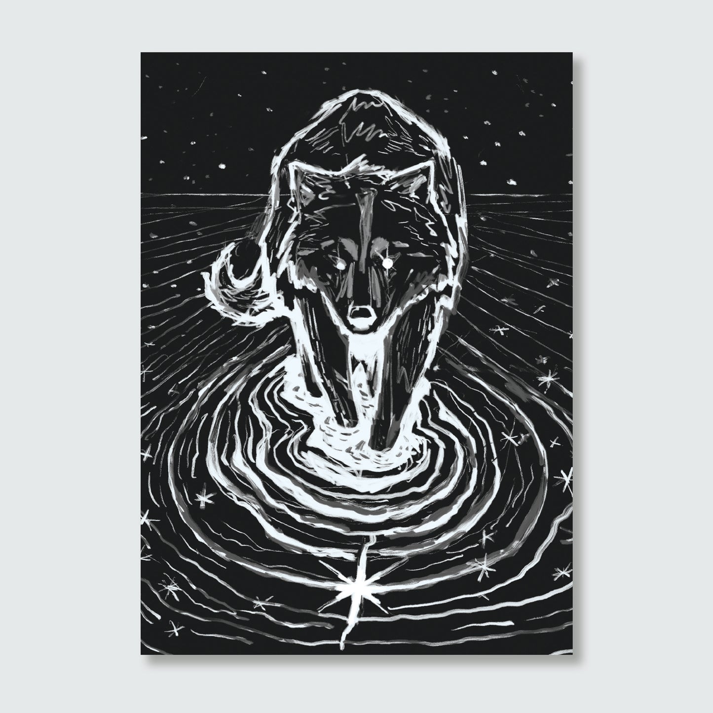 Postcard — Lone Wolf