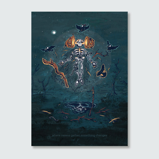 Postcard — Skeletal