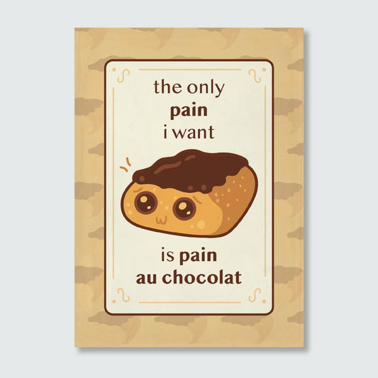 Postcard — Pain au Chocolat