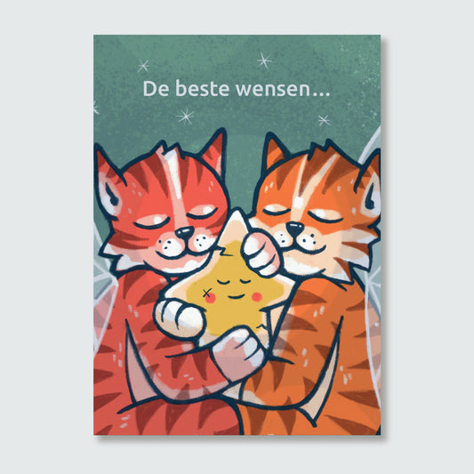 Wenskaart — De beste wensen...