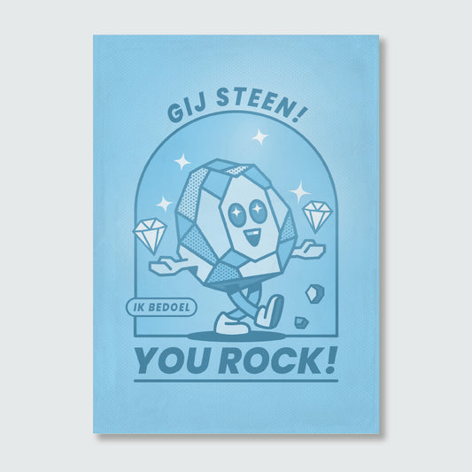 Wenskaart — You Rock!
